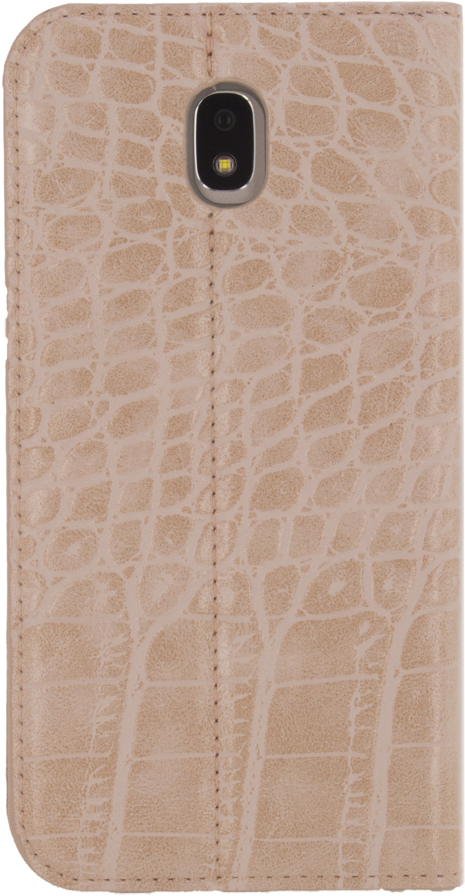 Mobilize Premium Gelly Book Case Samsung Galaxy J7 2017 Alligator Coral Pink
