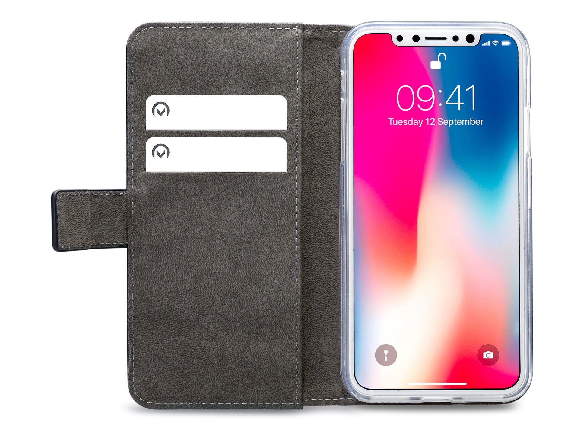 Mobilize Classic Gelly Wallet Book Case Apple Iphone X/Xs Black