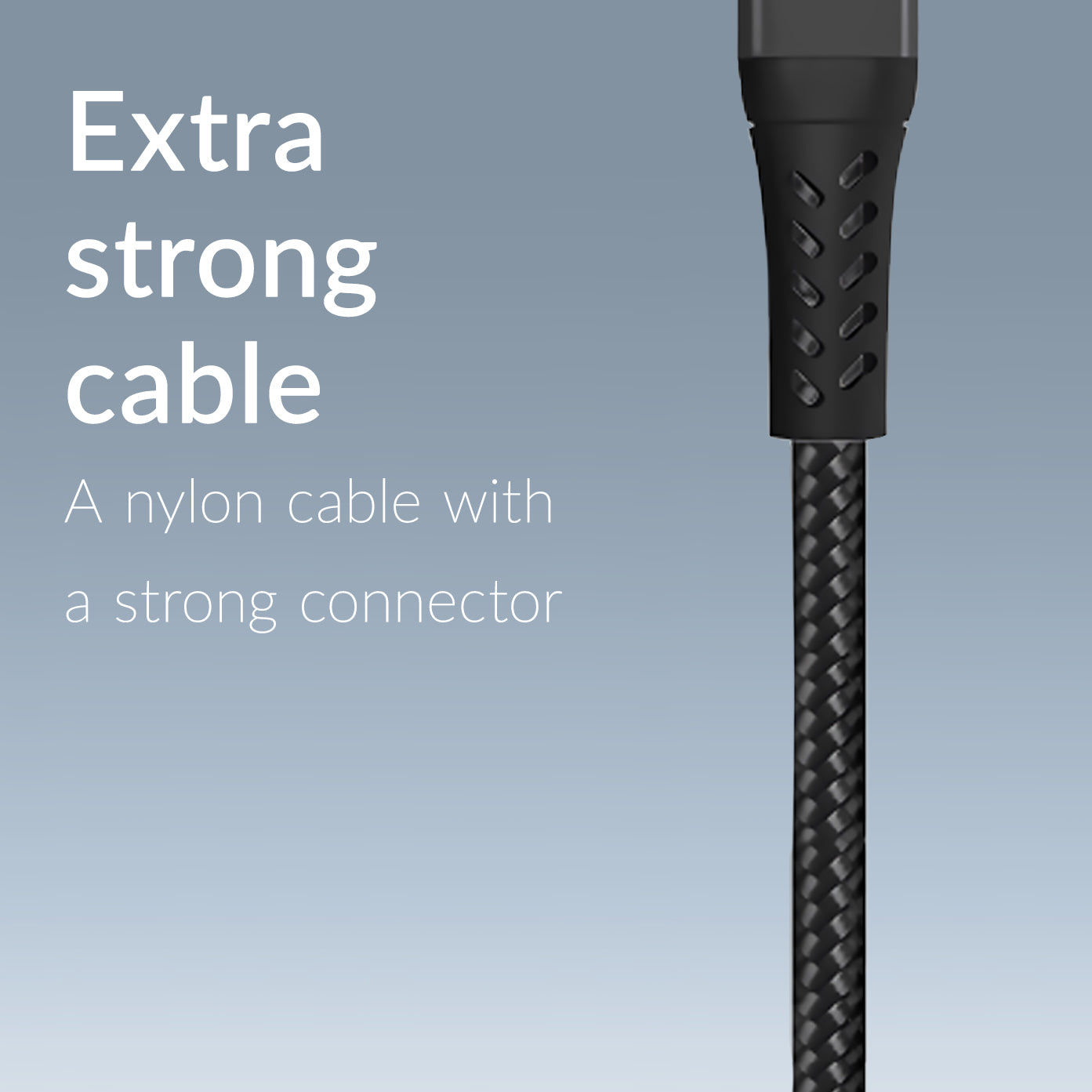 Mobilize Strong Nylon Cable Usb-C To Mfi Lightning 1M. 60W Black