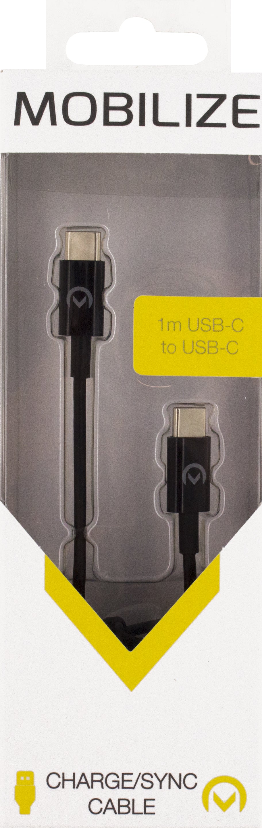 Mobilize Cable Usb-C To Usb-C 1M. 60W Black
