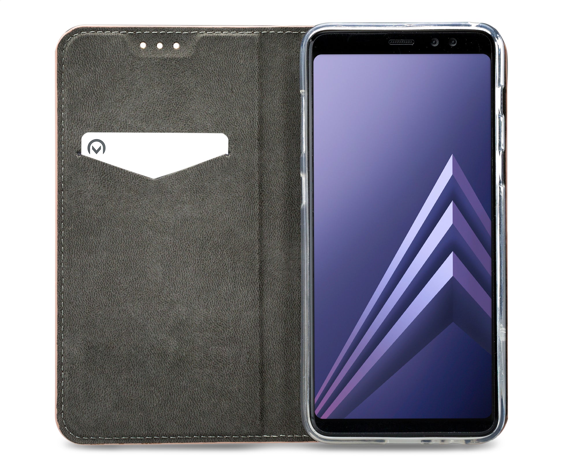 Mobilize Premium Gelly Book Case Samsung Galaxy A8 2018 Soft Pink