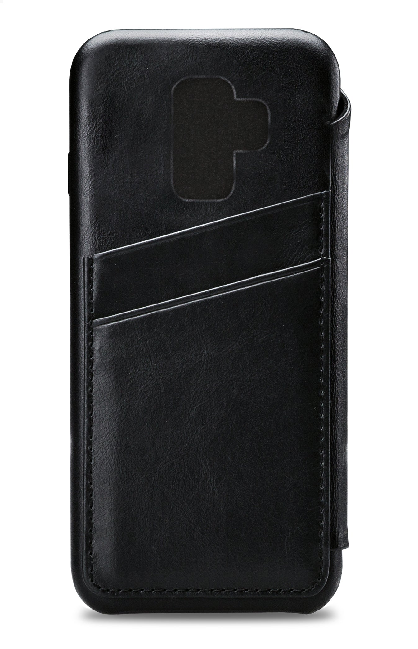 Senza Pure Skinny Leather Wallet Samsung Galaxy S9 Deep Black