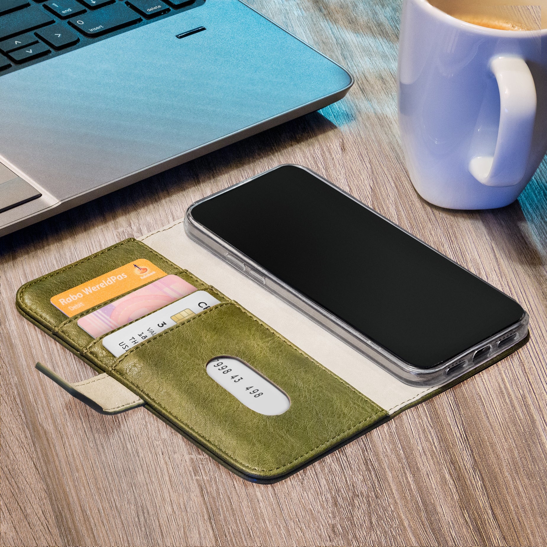 Mobilize Elite Gelly Wallet Book Case Samsung Galaxy A6+ 2018 Green