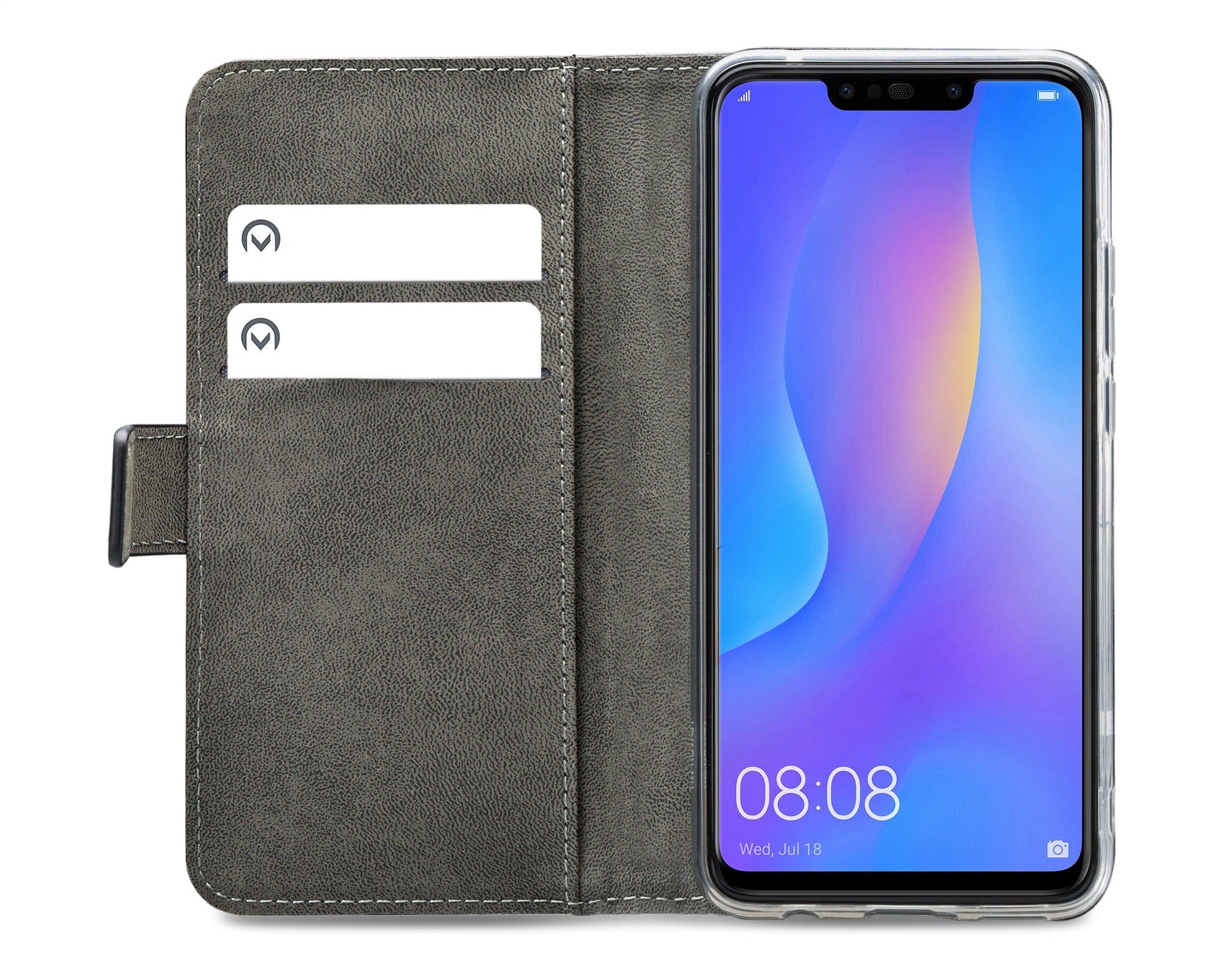 Mobilize Classic Gelly Wallet Book Case Huawei P Smart+ Black