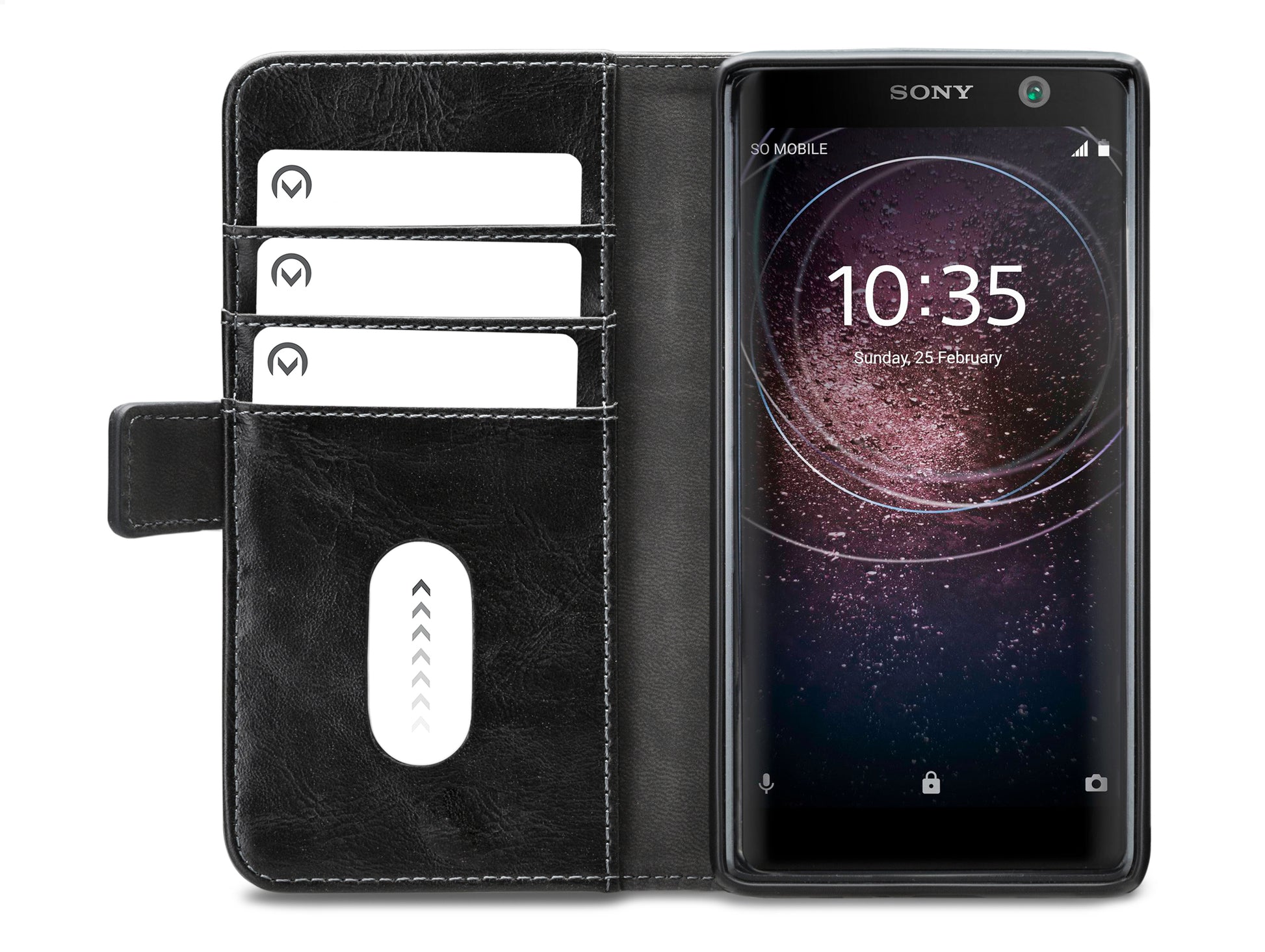 Mobilize Elite Gelly Wallet Book Case Sony Xperia Xa2 Plus Black