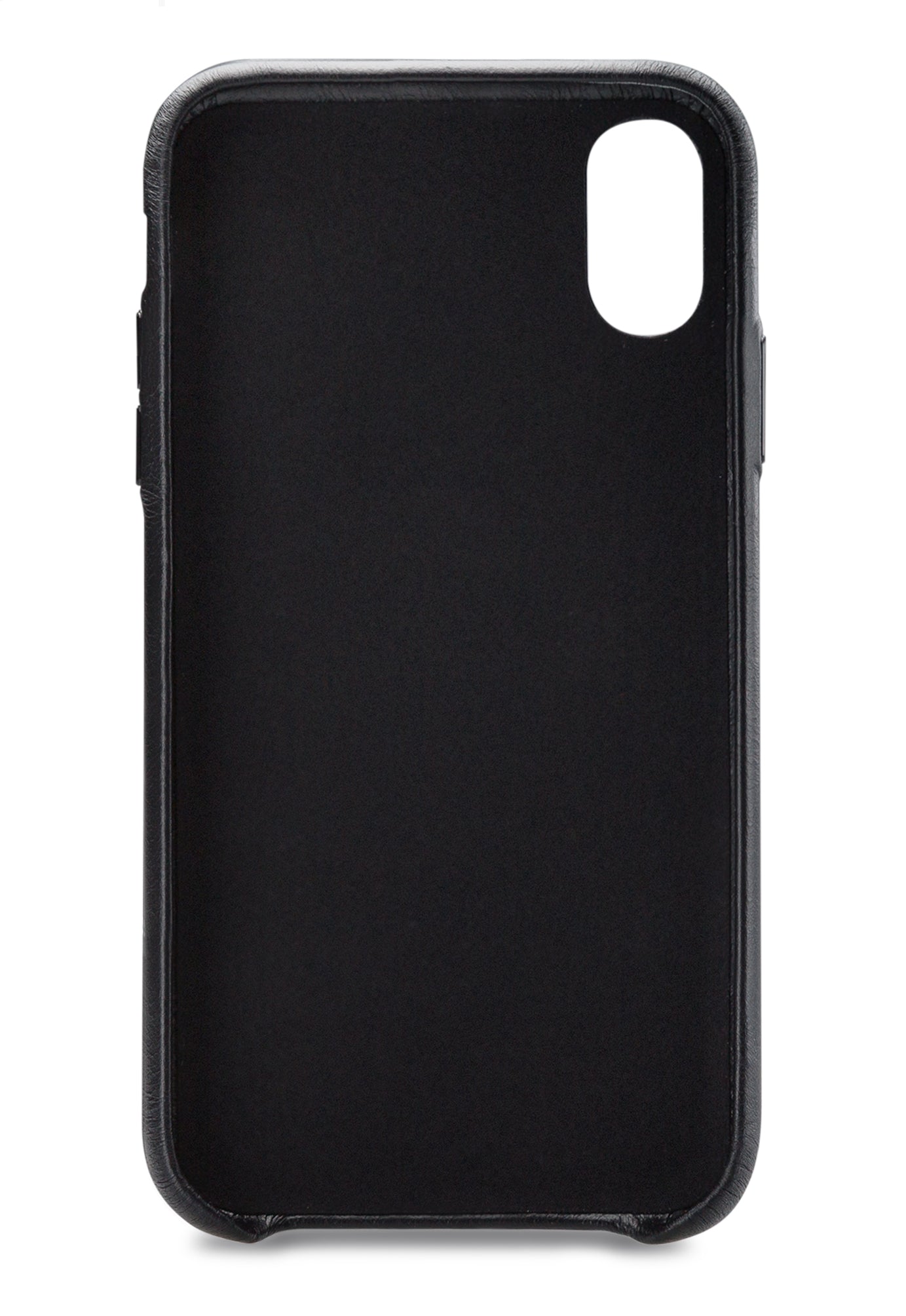 Senza Pure Leather Cover With Card Slot Apple Iphone Xr Deep Black