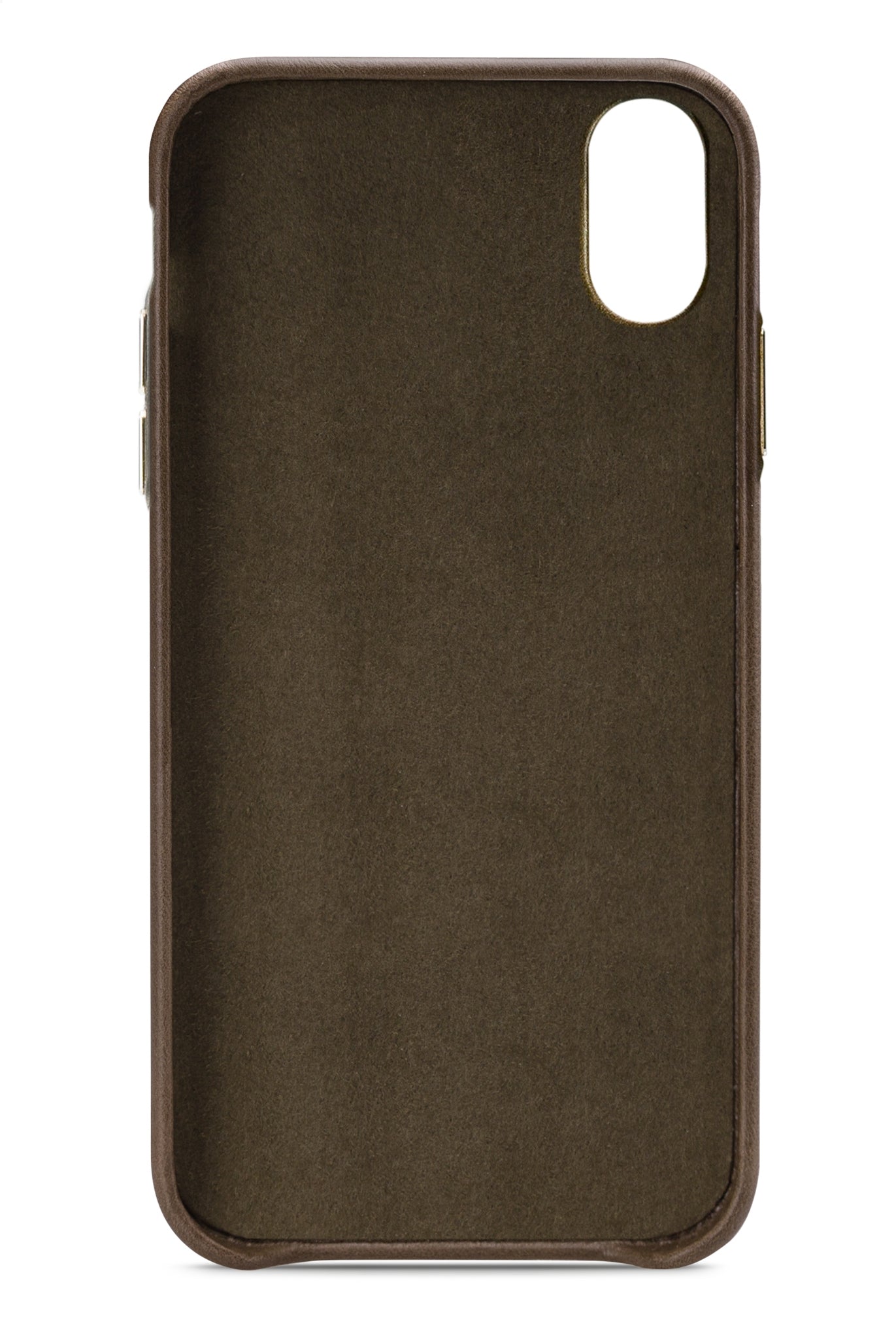Senza Desire Leather Cover Apple Iphone Xr Burned Olive