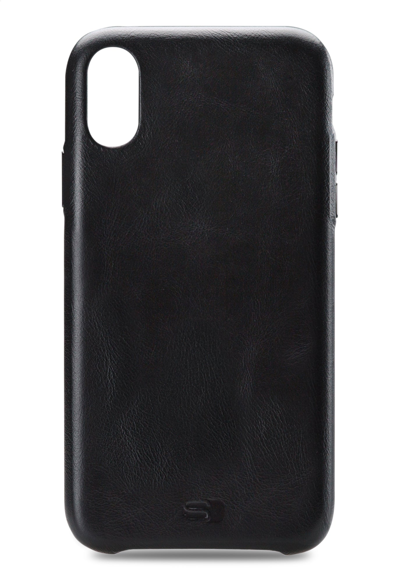 Senza Pure Leather Cover Apple Iphone Xs Max Deep Black