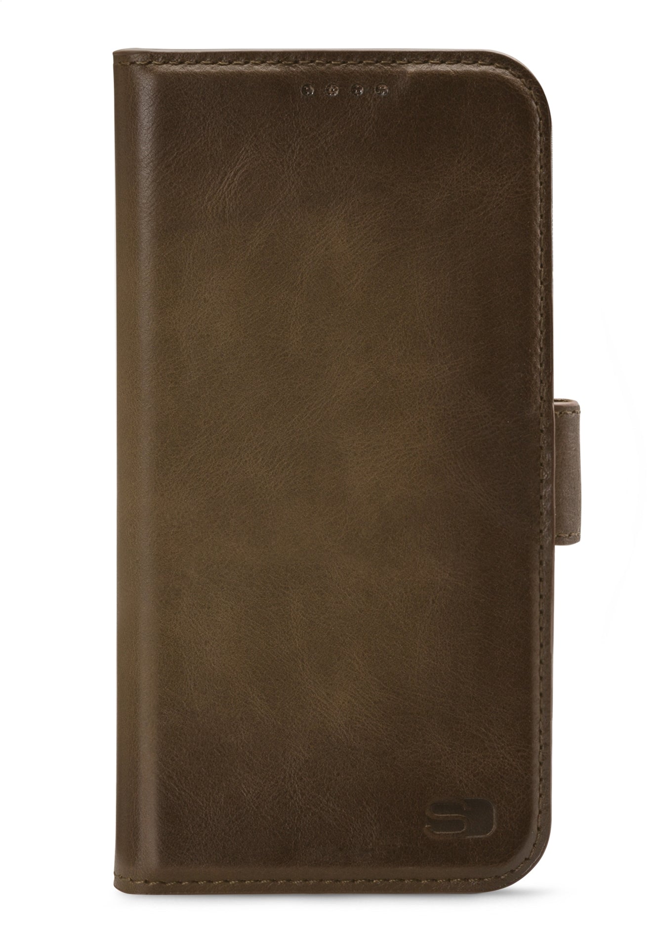 Senza Desire Leather Wallet Apple Iphone Xs Max Burned Olive