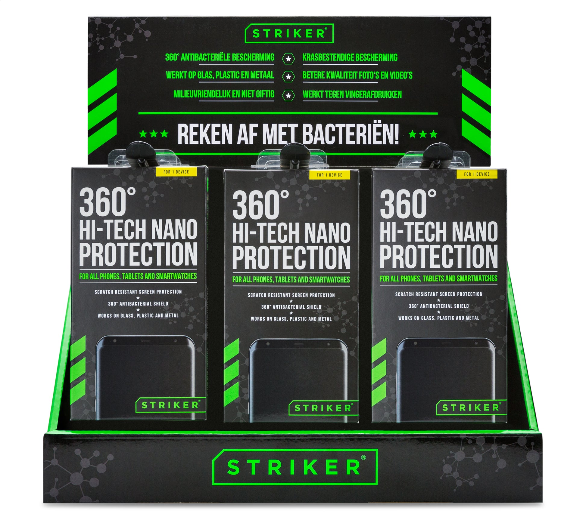 Striker 360 High Tech Nano Protection Display