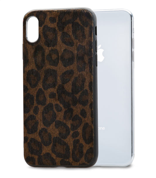 Mobilize Gelly Case Apple Iphone X/Xs Dark Brown Leopard