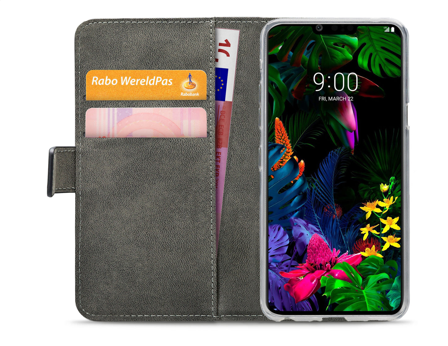 Mobilize Classic Gelly Wallet Book Case Lg G8 Thinq Black