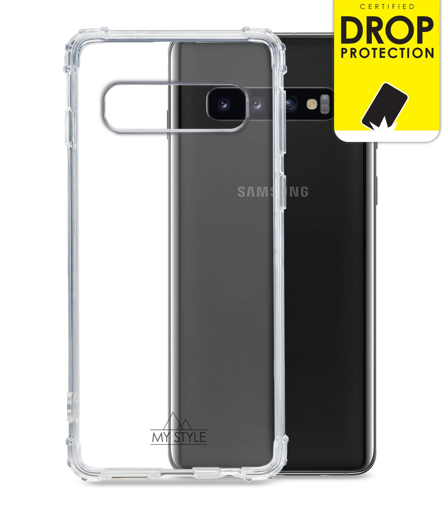 My Style Protective Flex Case For Samsung Galaxy S10 Clear