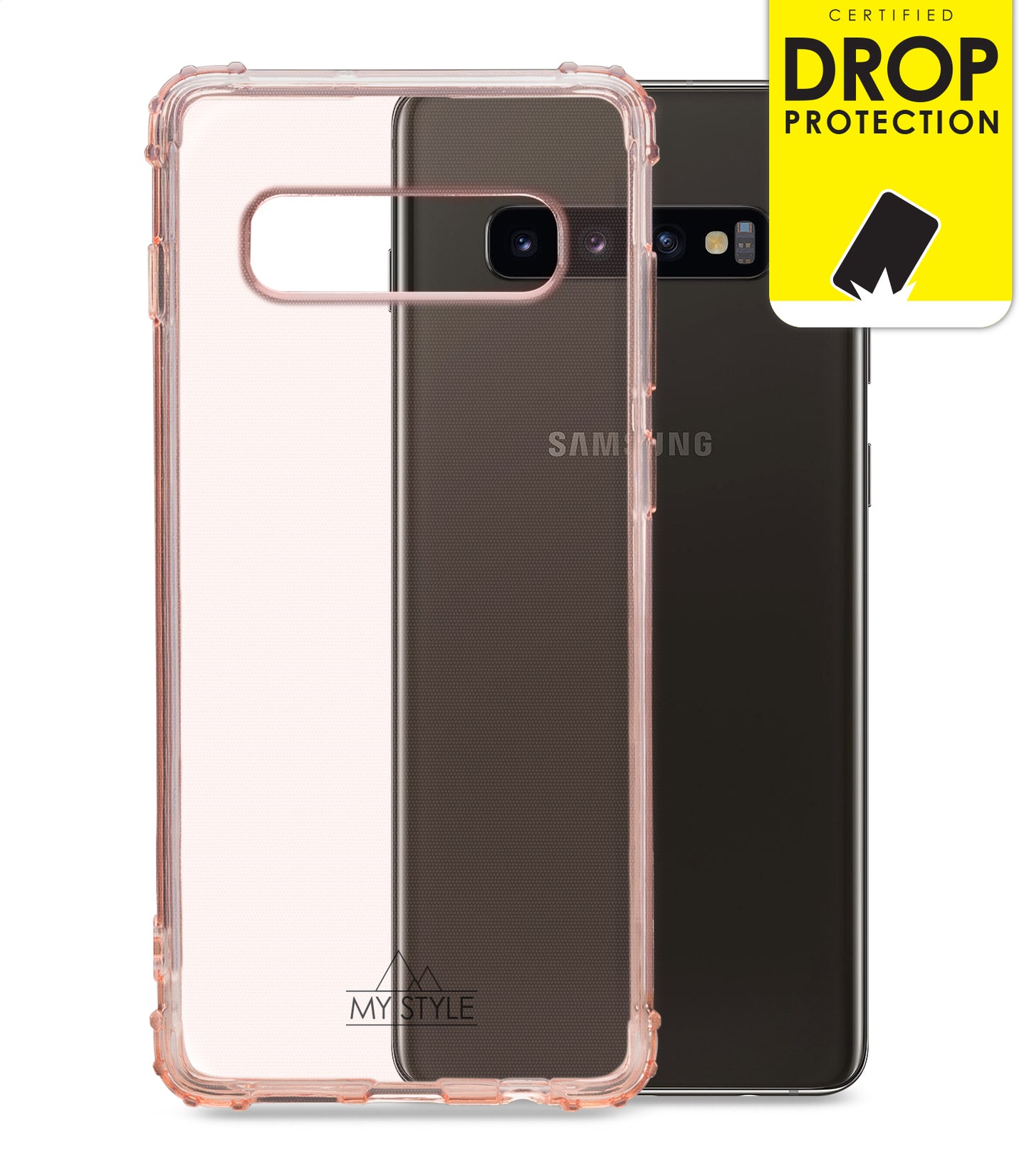 My Style Protective Flex Case For Samsung Galaxy S10+ Soft Pink