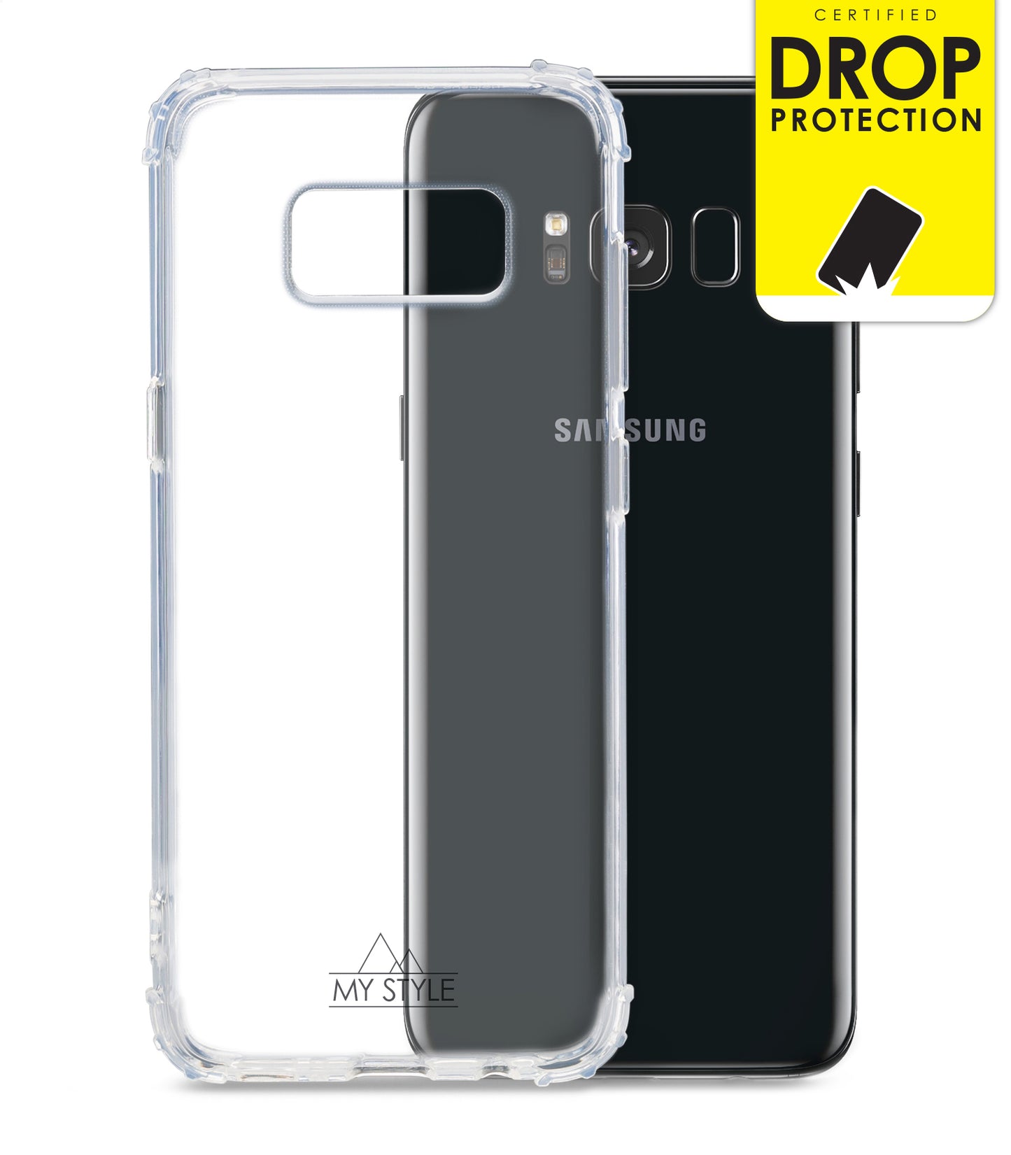 My Style Protective Flex Case For Samsung Galaxy S8 Clear
