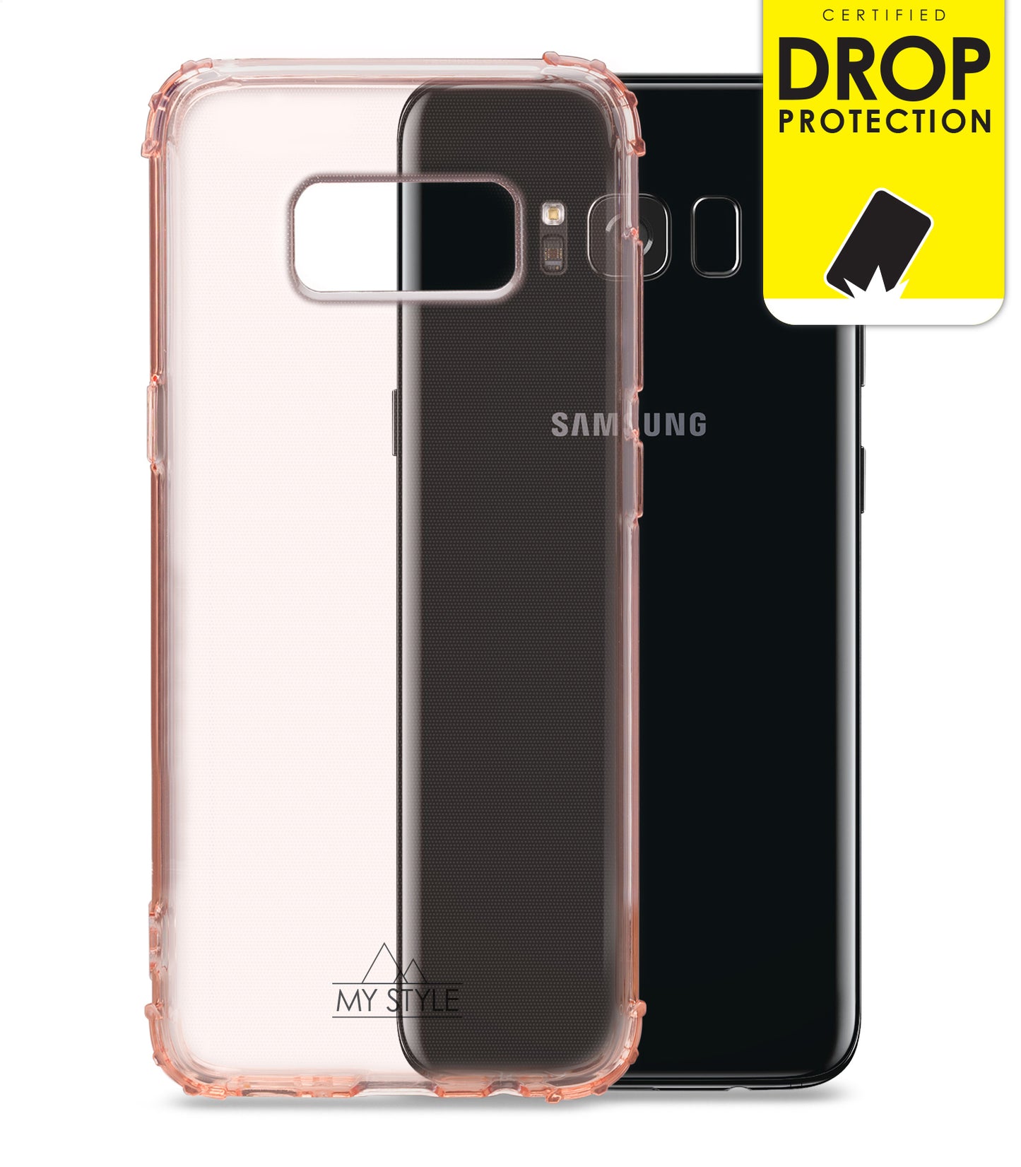 My Style Protective Flex Case For Samsung Galaxy S8 Soft Pink