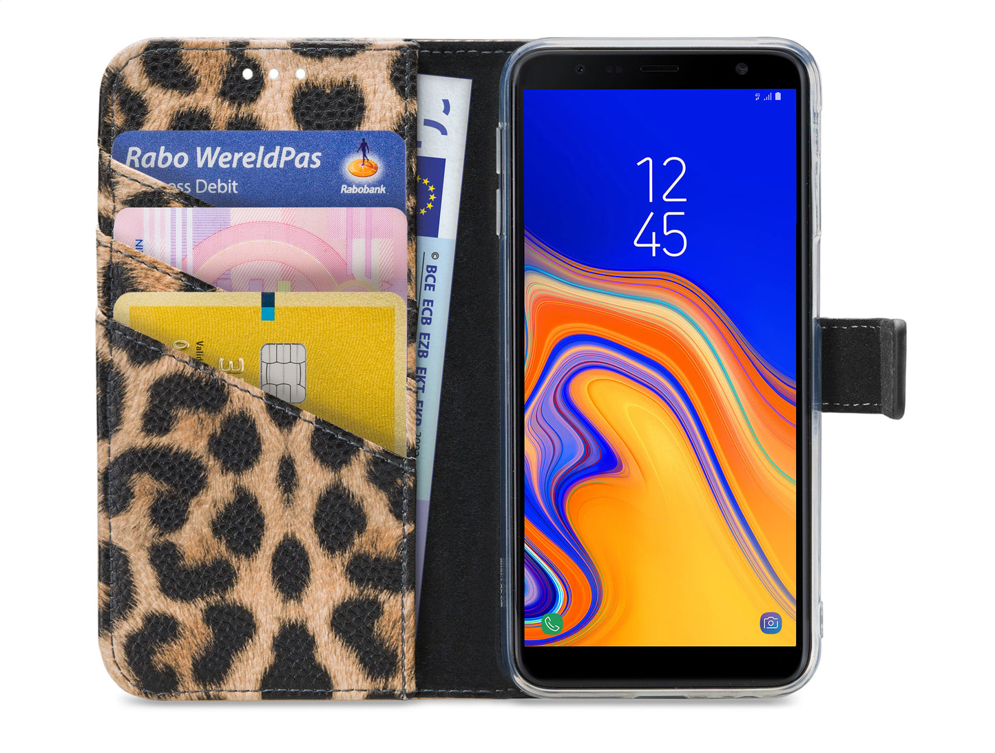 My Style Flex Wallet For Samsung Galaxy J6+ Leopard