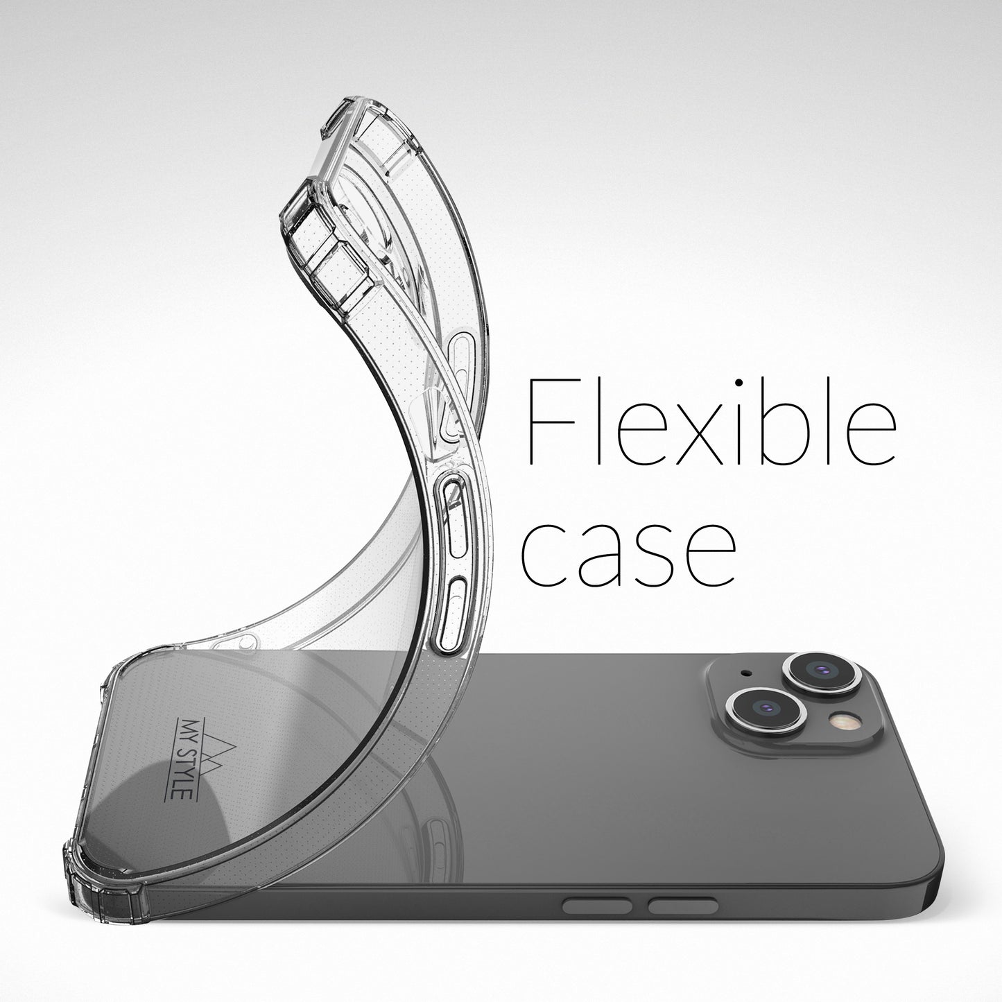 My Style Protective Flex Case For Samsung Galaxy J6+ Clear