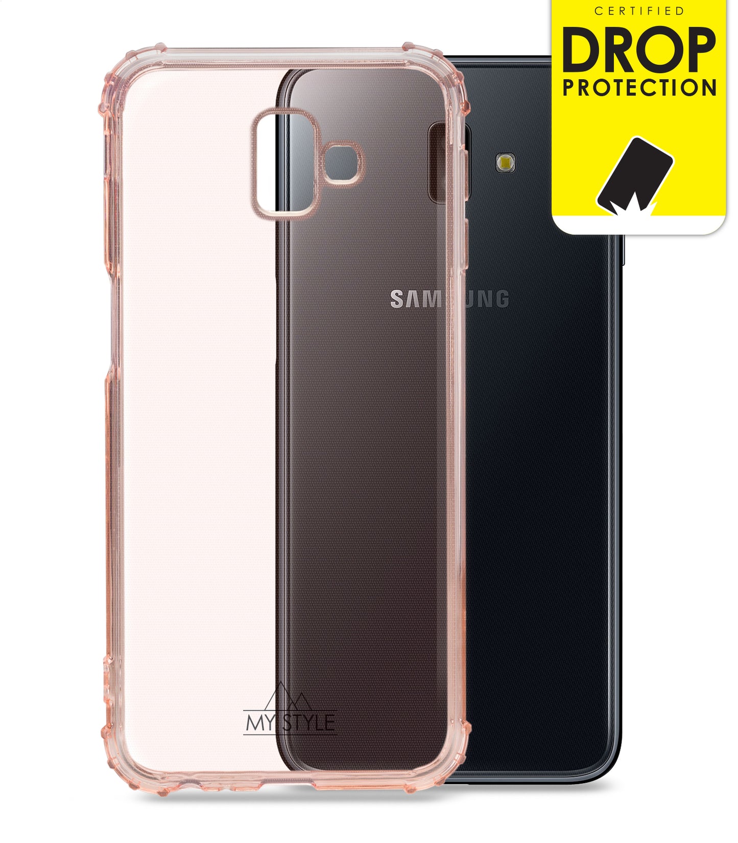 My Style Protective Flex Case For Samsung Galaxy J6+ Soft Pink