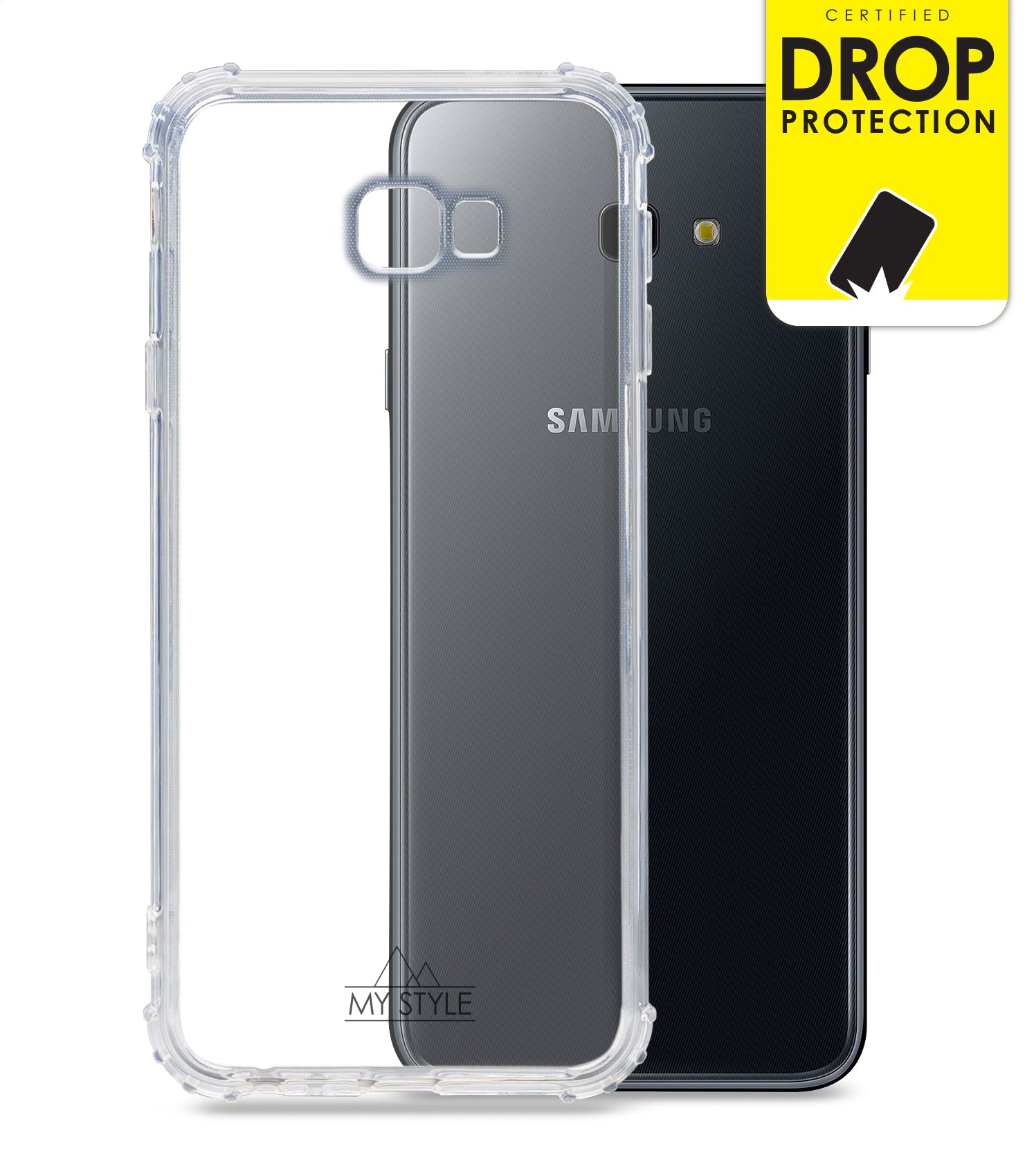 My Style Protective Flex Case For Samsung Galaxy J4+ Clear