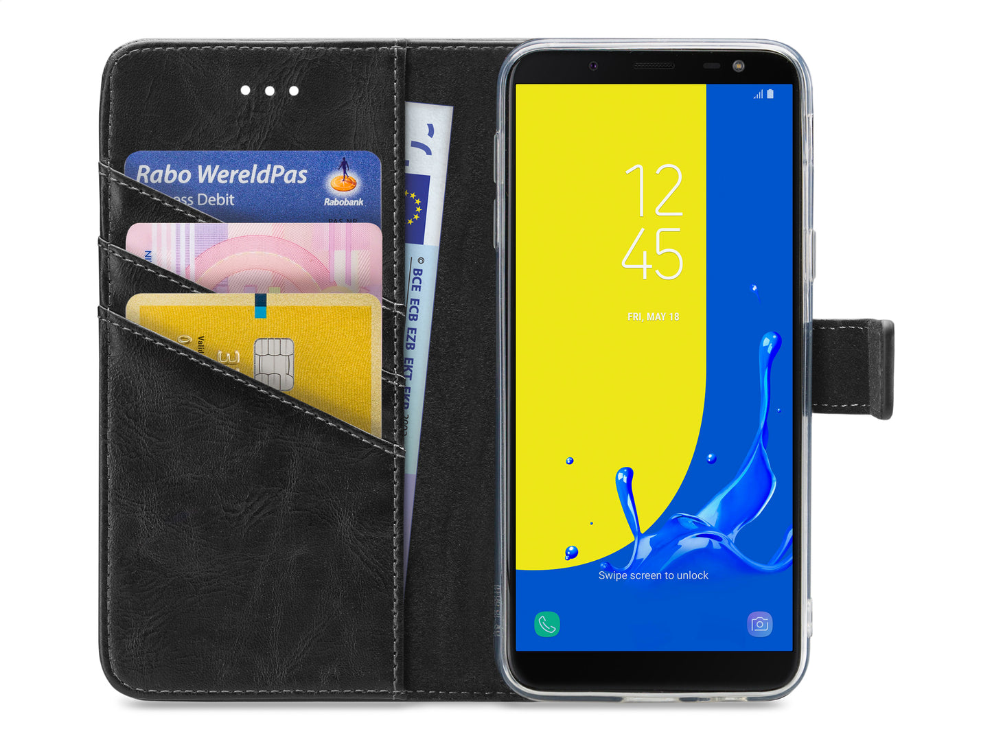 My Style Flex Wallet For Samsung Galaxy J6 2018 Black