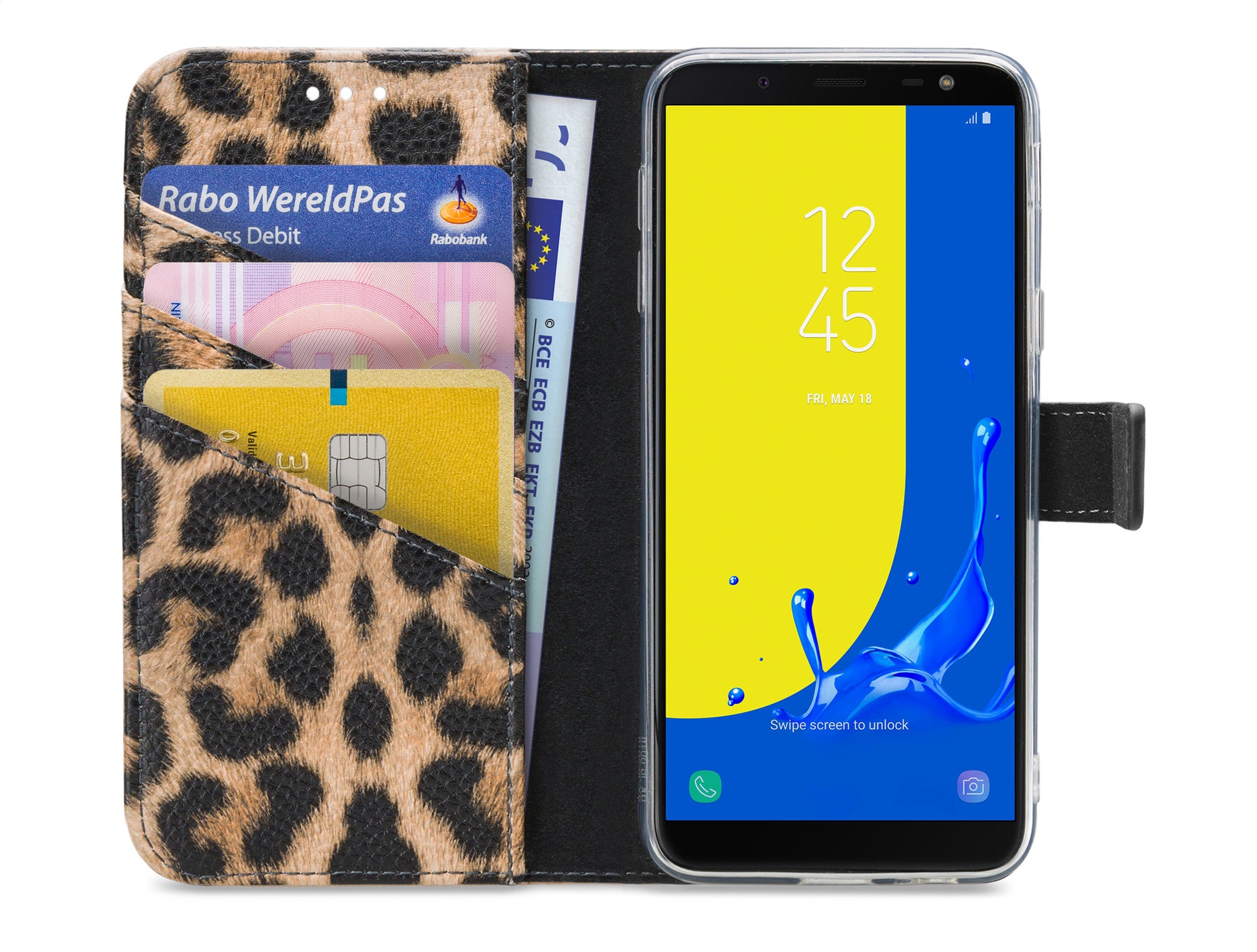 My Style Flex Wallet For Samsung Galaxy J6 2018 Leopard