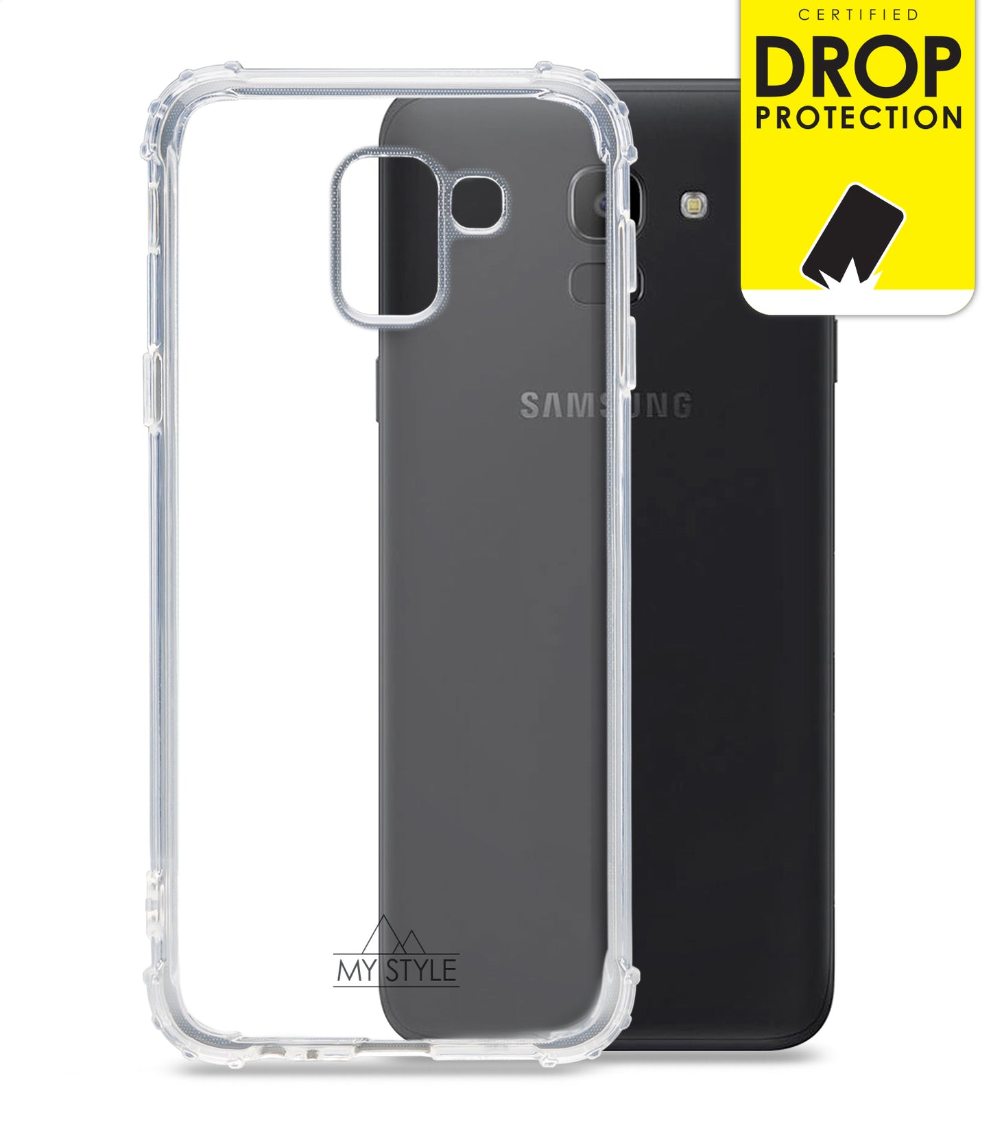 My Style Protective Flex Case For Samsung Galaxy J6 2018 Clear