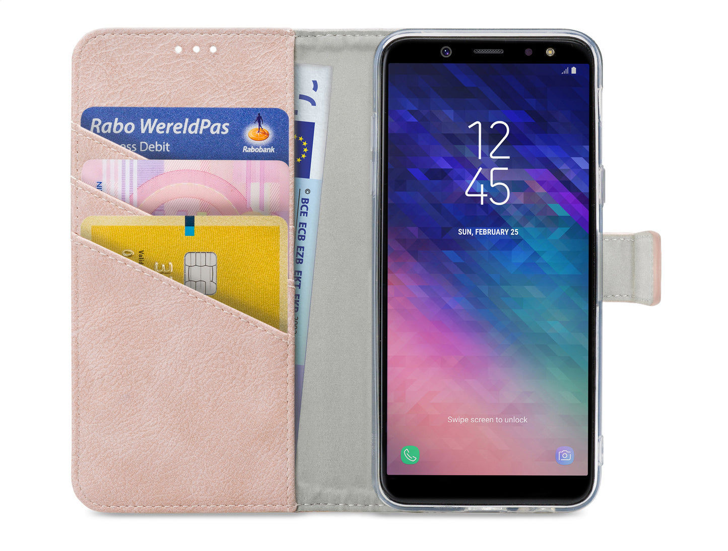 My Style Flex Wallet For Samsung Galaxy A6 2018 Pink