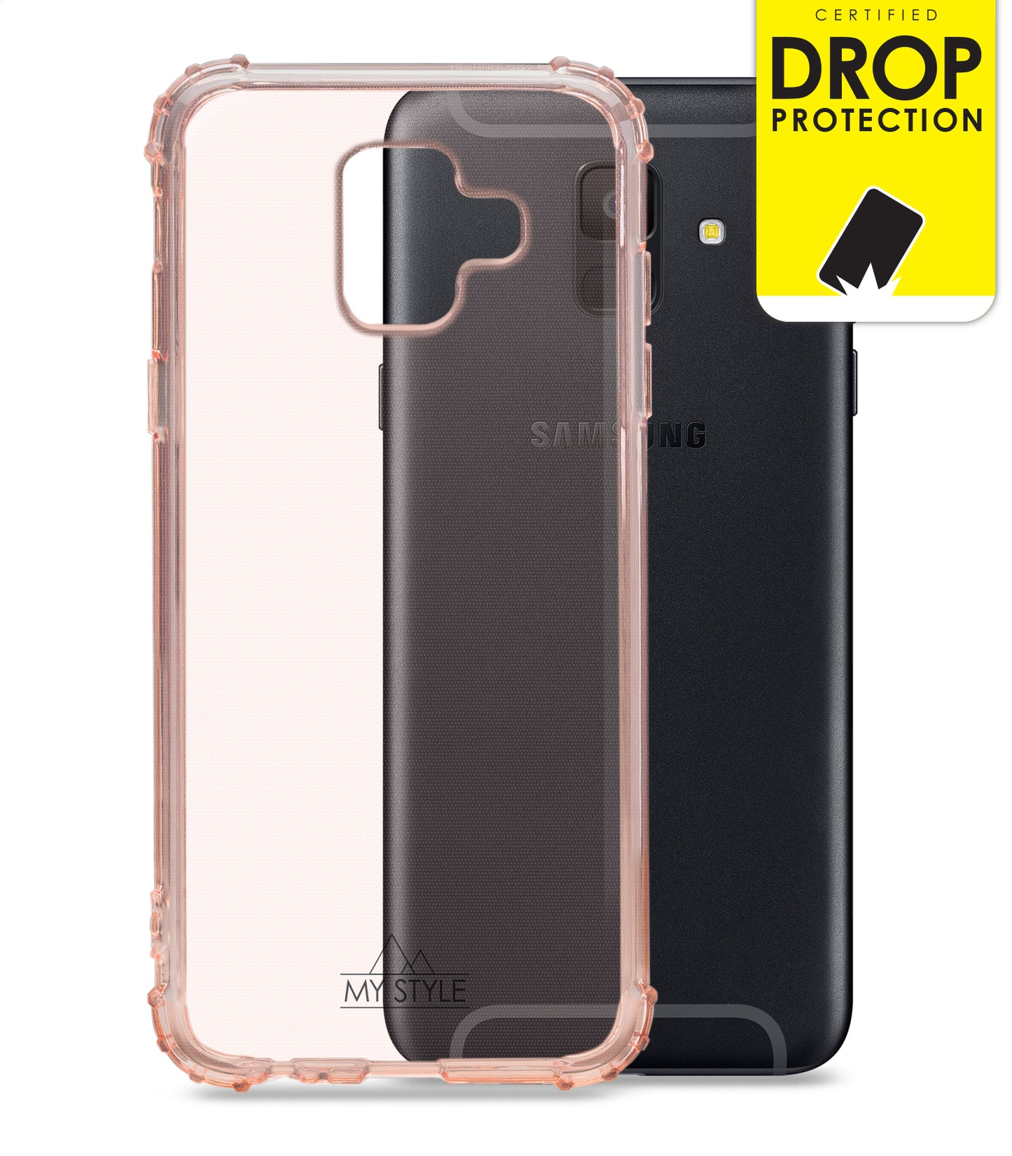 My Style Protective Flex Case For Samsung Galaxy A6 2018 Soft Pink
