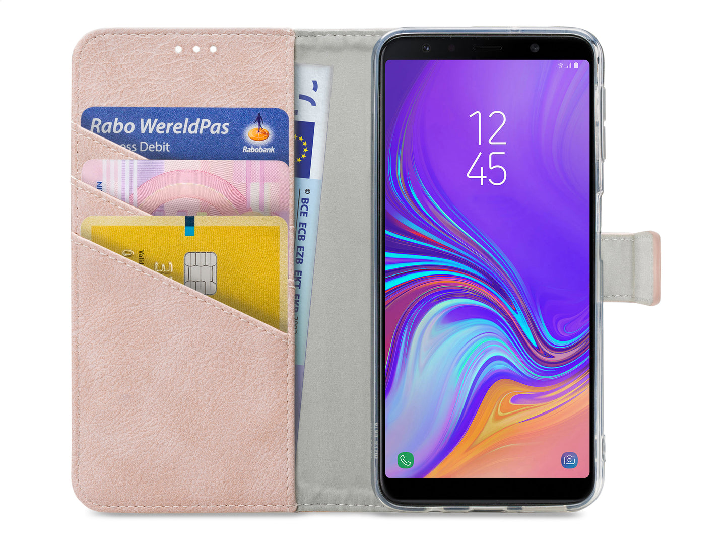 My Style Flex Wallet For Samsung Galaxy A7 2018 Pink