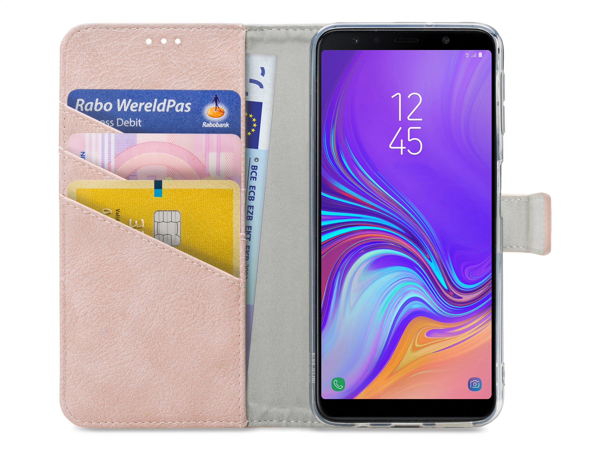 My Style Flex Wallet For Samsung Galaxy A7 2018 Pink