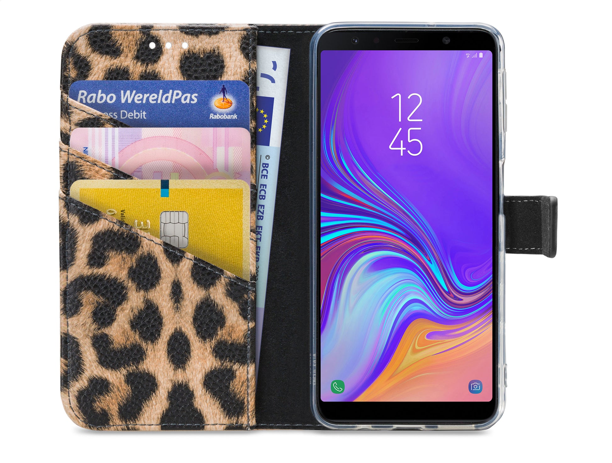 My Style Flex Wallet For Samsung Galaxy A7 2018 Leopard