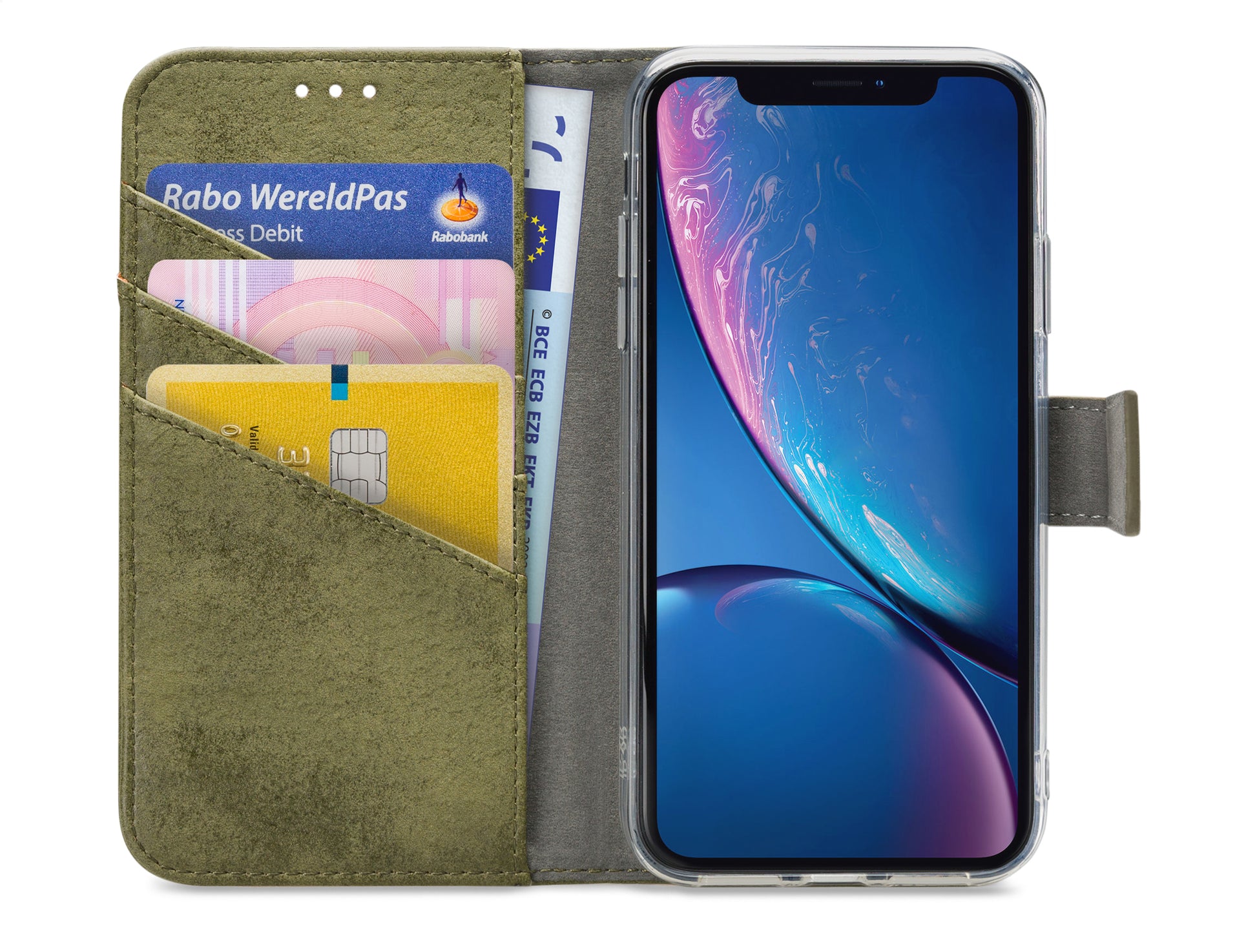 My Style Flex Wallet For Apple Iphone Xs Max Olive