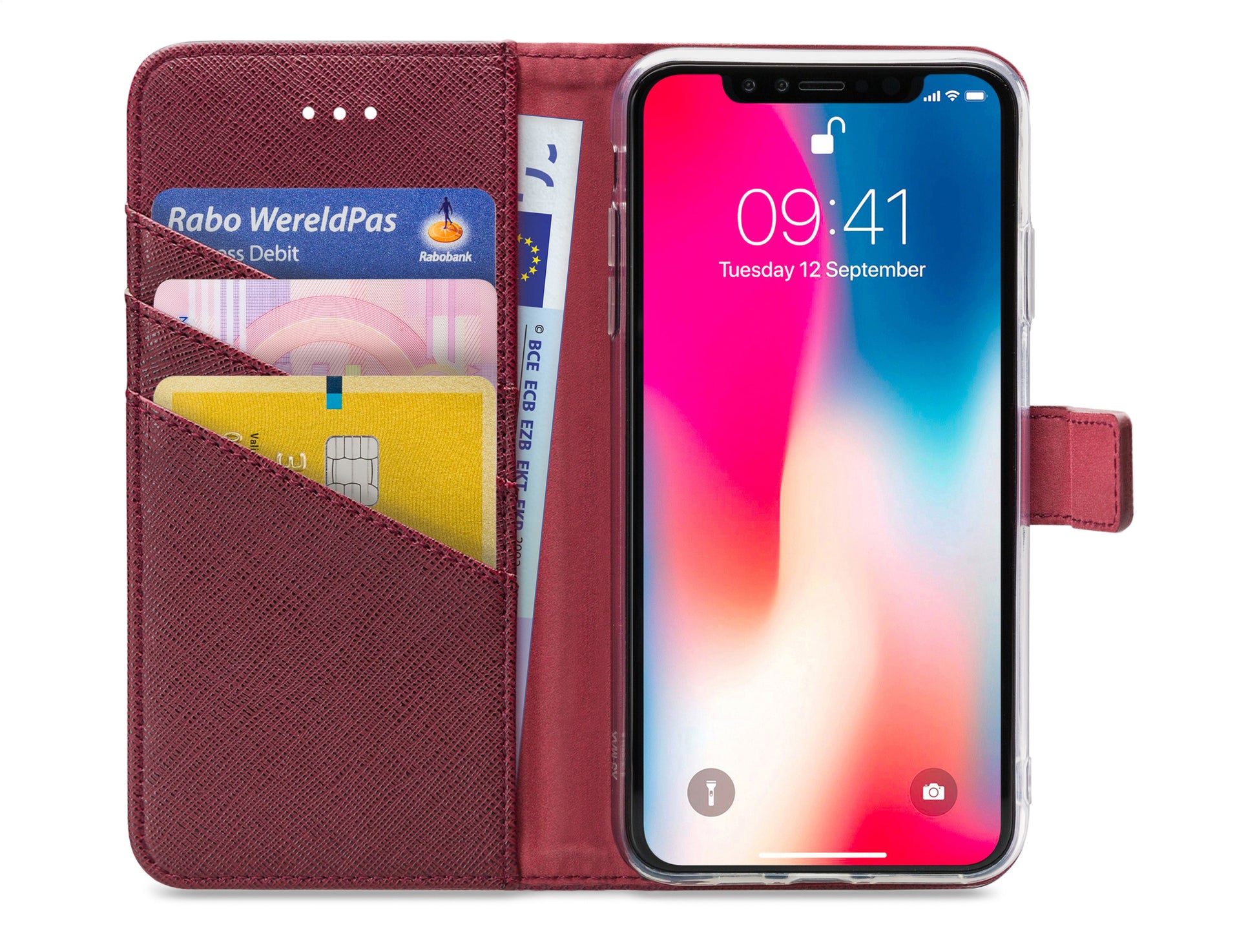 My Style Flex Wallet For Apple Iphone Xs Max Bordeaux