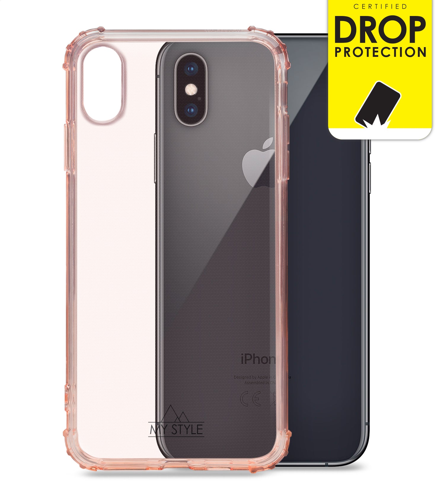 My Style Protective Flex Case For Apple Iphone Xs Max Soft Pink