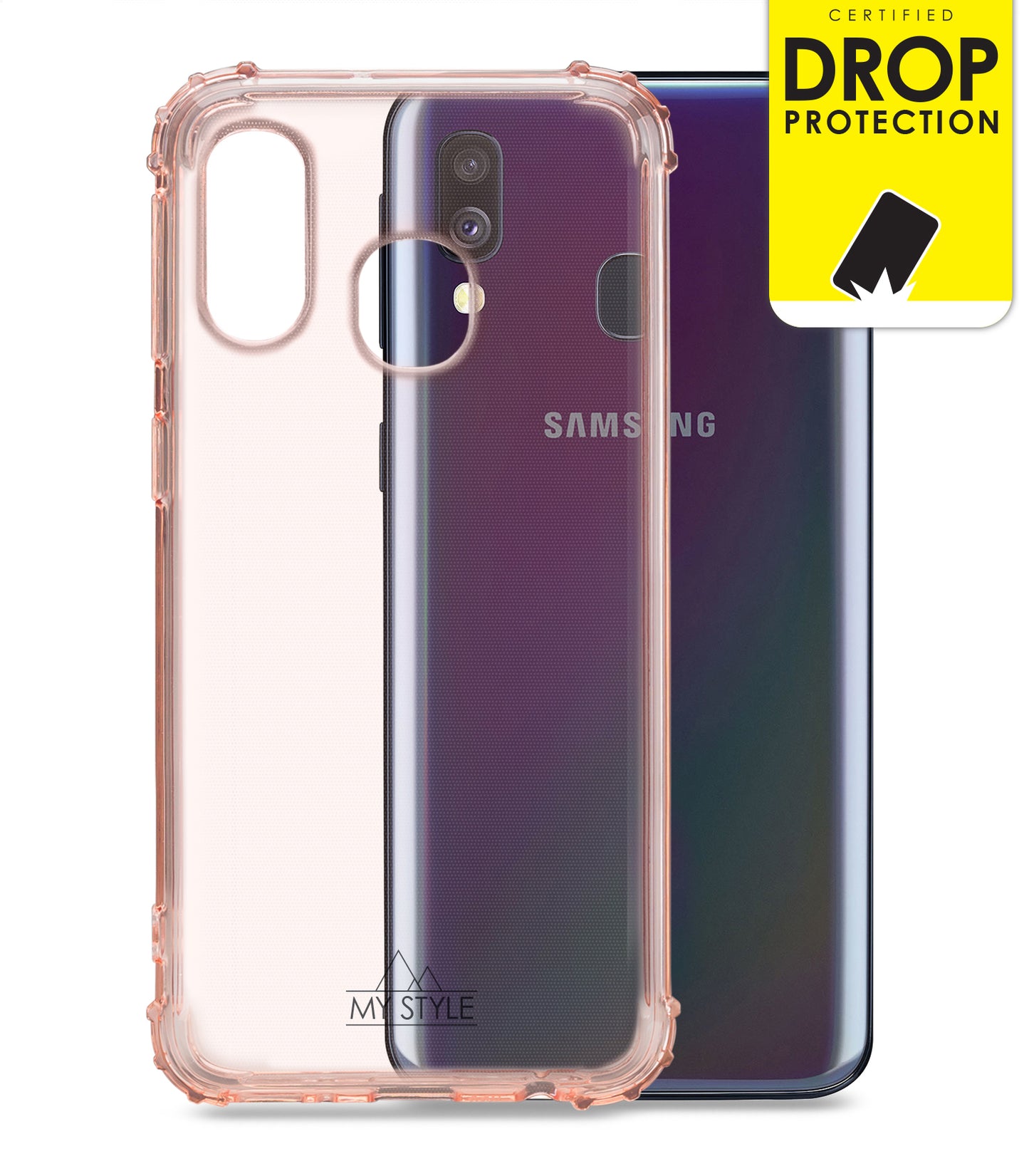 My Style Protective Flex Case For Samsung Galaxy A40 Soft Pink