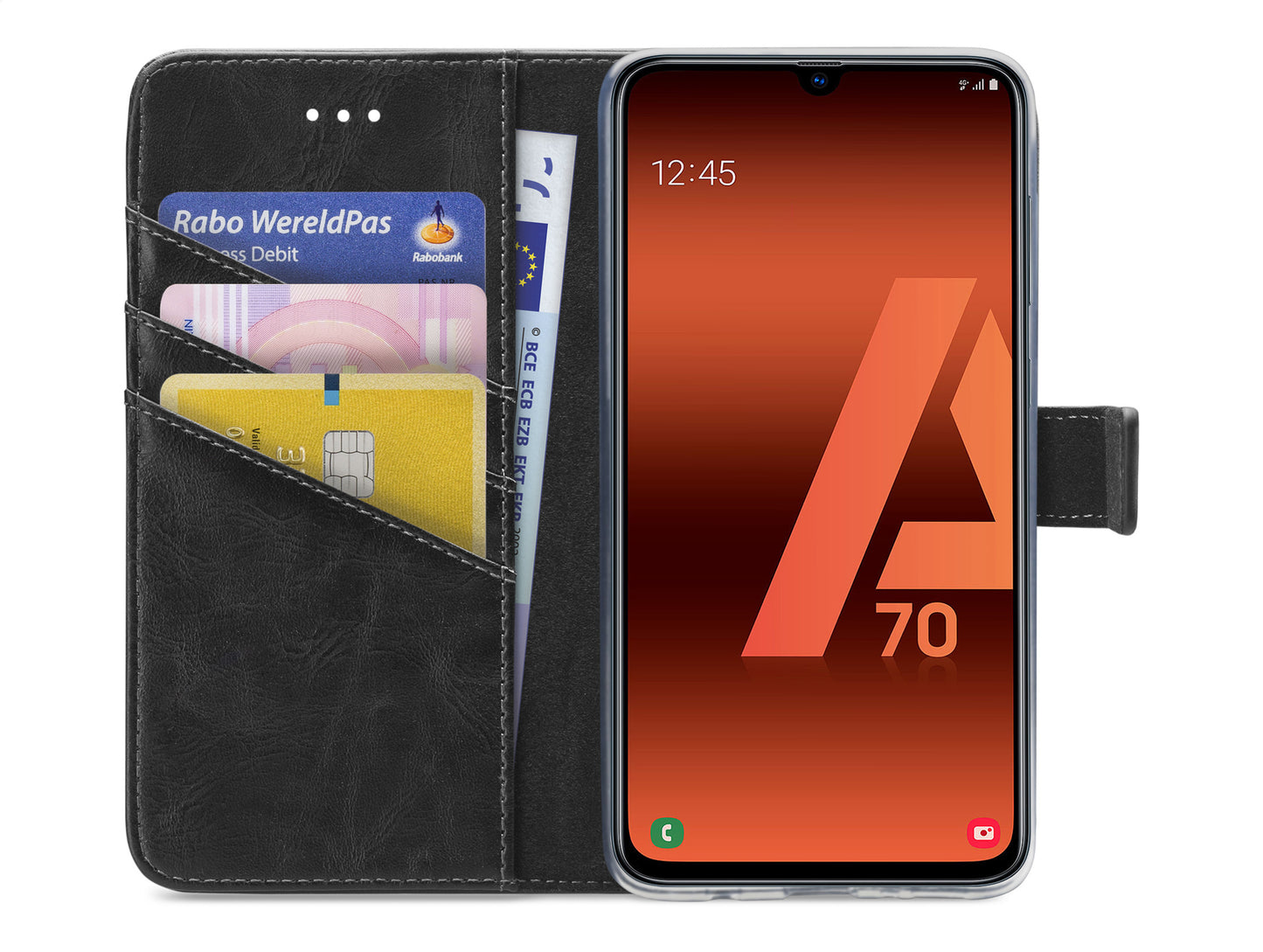 My Style Flex Wallet For Samsung Galaxy A70 Black