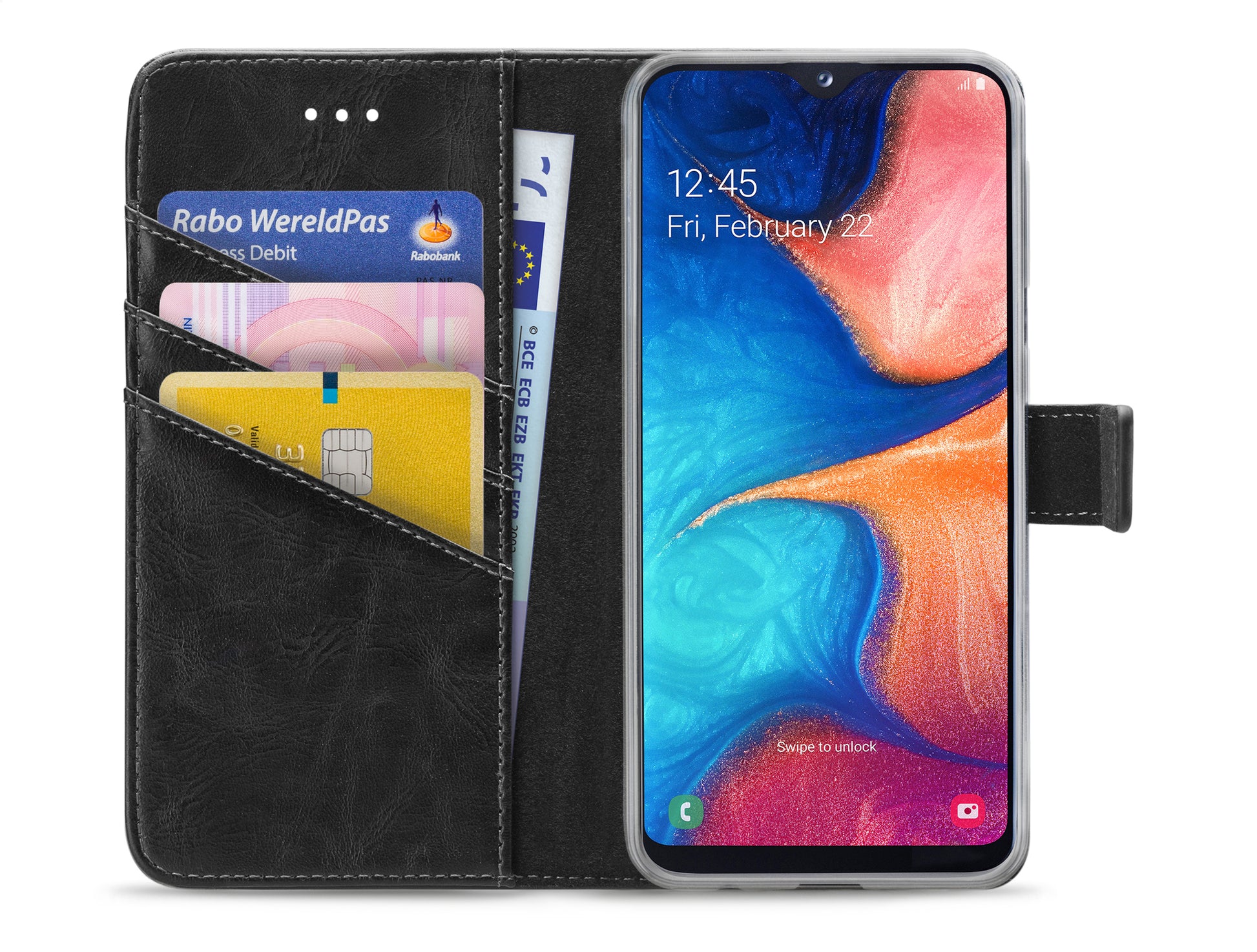 My Style Flex Wallet For Samsung Galaxy A20E Black