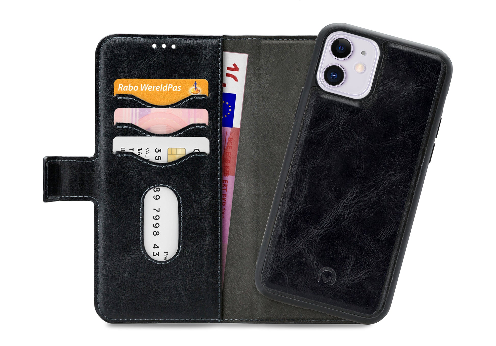Mobilize 2In1 Gelly Wallet Case Apple Iphone 11 Black