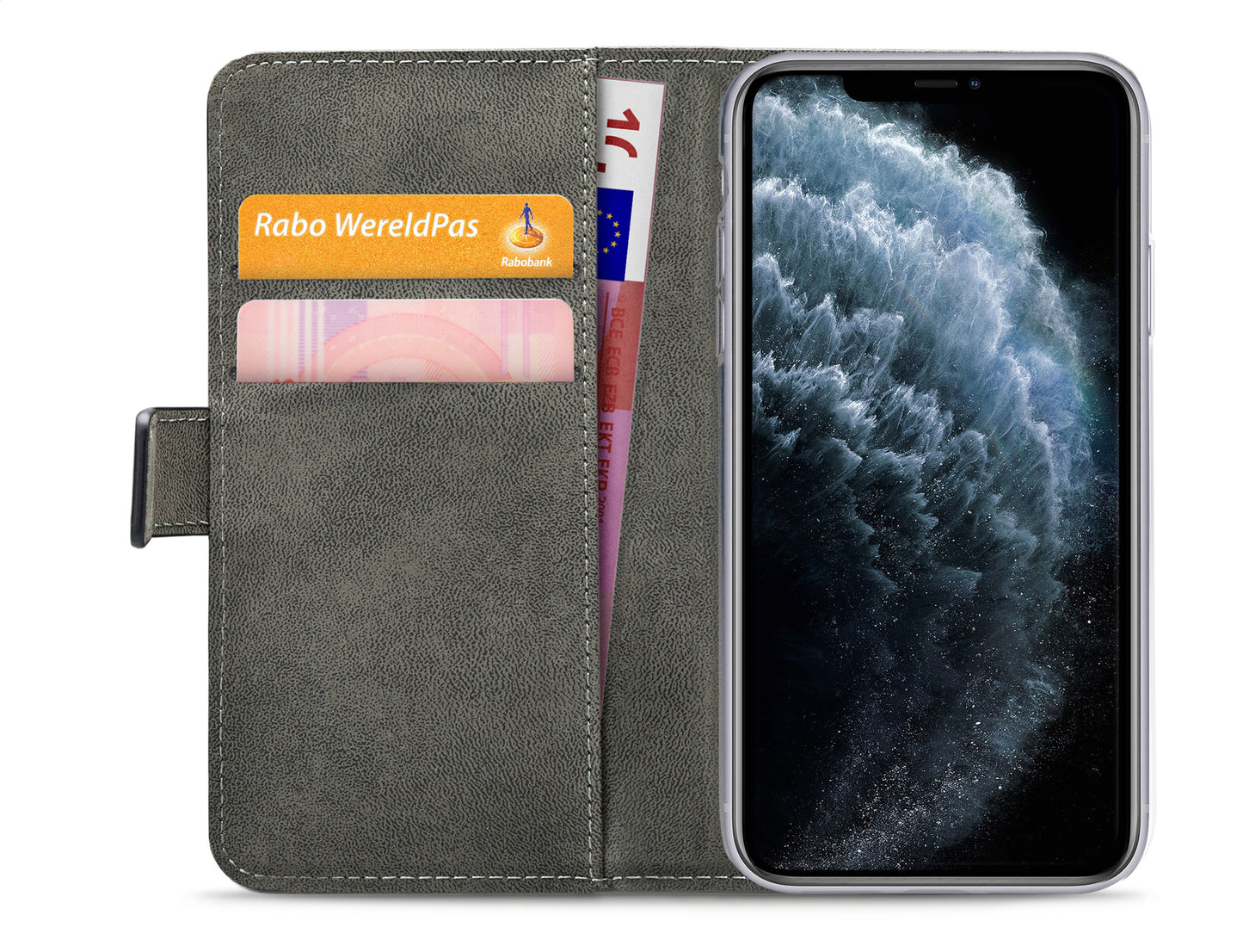 Mobilize Classic Gelly Wallet Book Case Apple Iphone 11 Pro Black