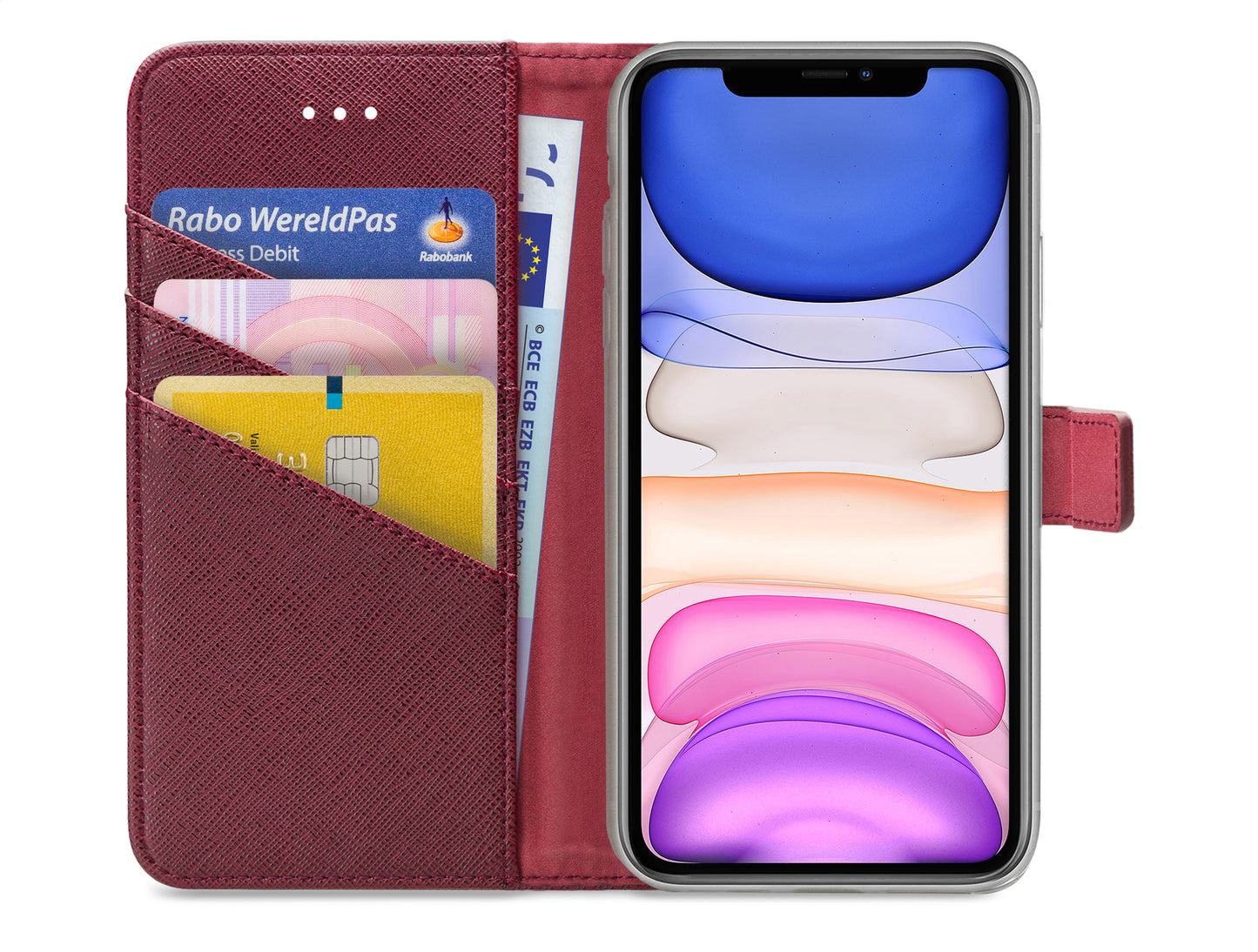 My Style Flex Wallet For Apple Iphone Xr/11 Bordeaux