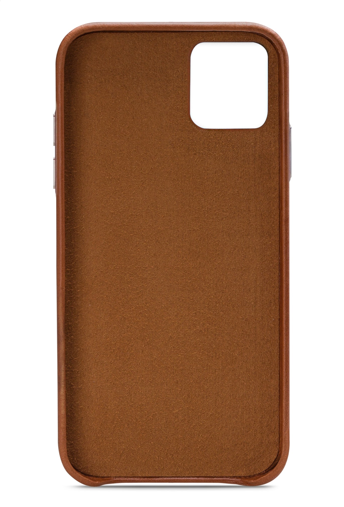 Senza Desire Leather Cover With Card Slot Apple Iphone 11 Burned Cognac