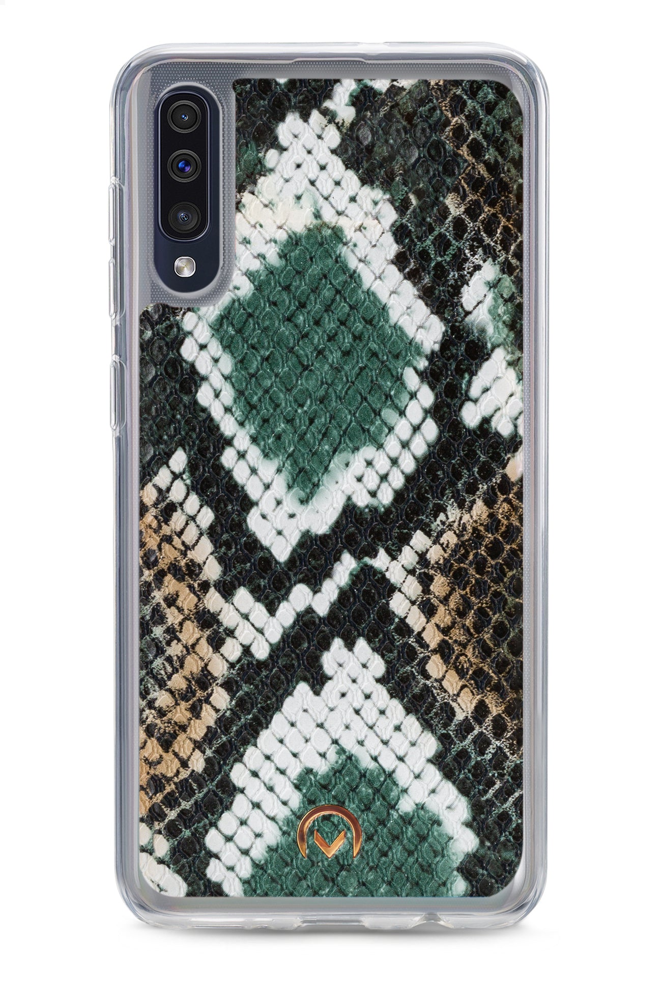 Mobilize 2In1 Gelly Velvet Clutch For Samsung Galaxy A30S/A50 Green Snake