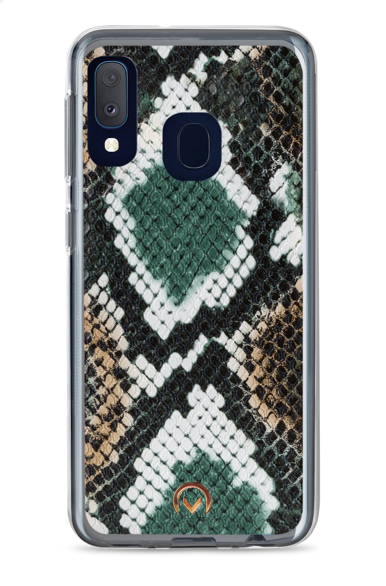 Mobilize 2In1 Gelly Velvet Clutch For Samsung Galaxy A20E Green Snake