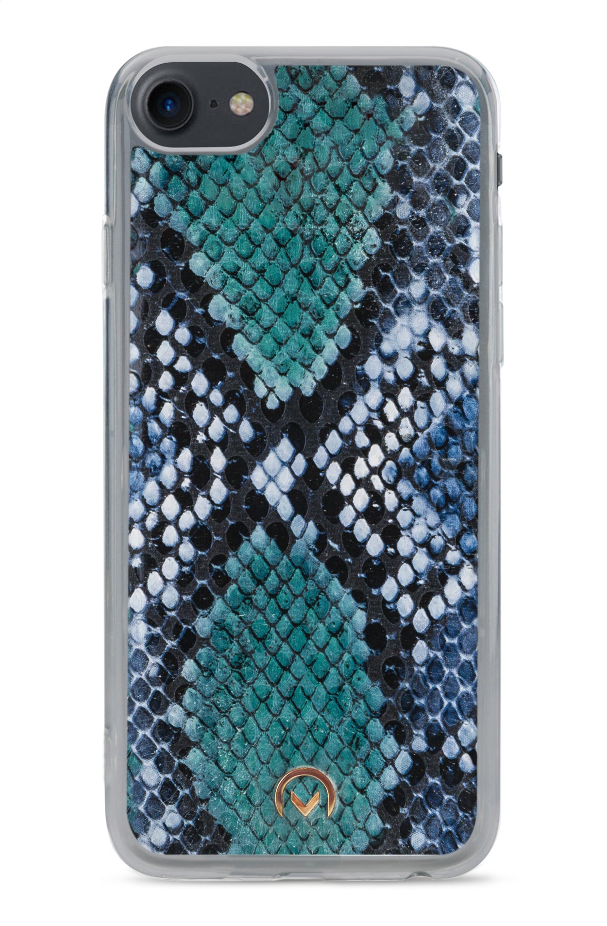 Mobilize 2In1 Gelly Velvet Clutch For Apple Iphone 6/6S/7/8/Se (2020/2022) Royal Blue Snake