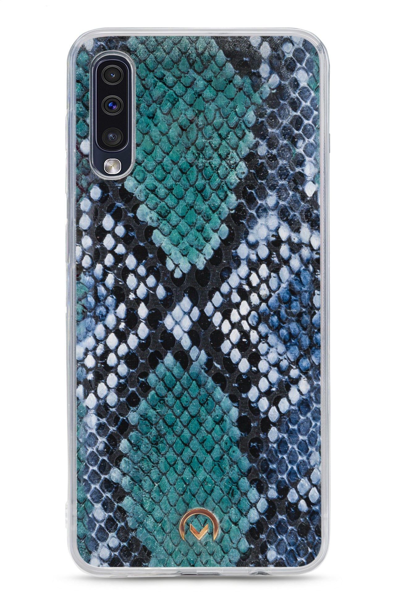 Mobilize 2In1 Gelly Velvet Clutch For Samsung Galaxy A30S/A50 Royal Blue Snake