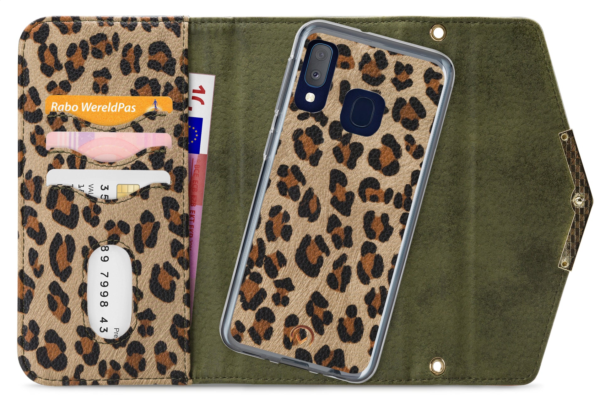 Mobilize 2In1 Gelly Clutch For Samsung Galaxy A20E Green Leopard