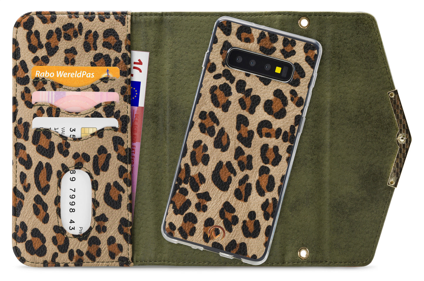 Mobilize 2In1 Gelly Clutch For Samsung Galaxy S10 Green Leopard