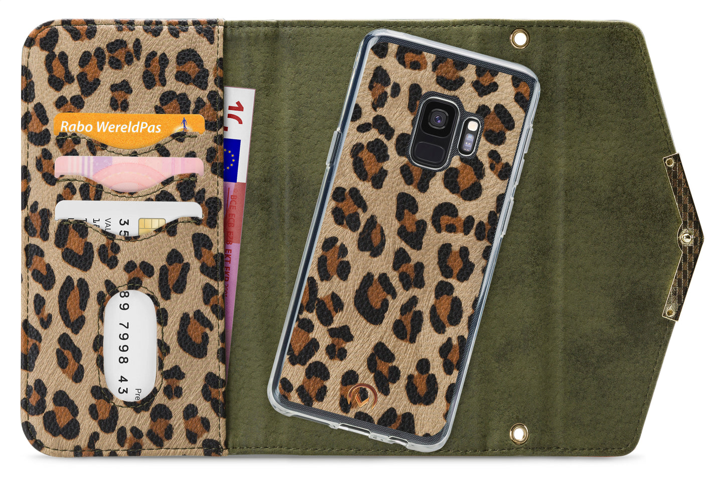 Mobilize 2In1 Gelly Clutch For Samsung Galaxy S9 Green Leopard