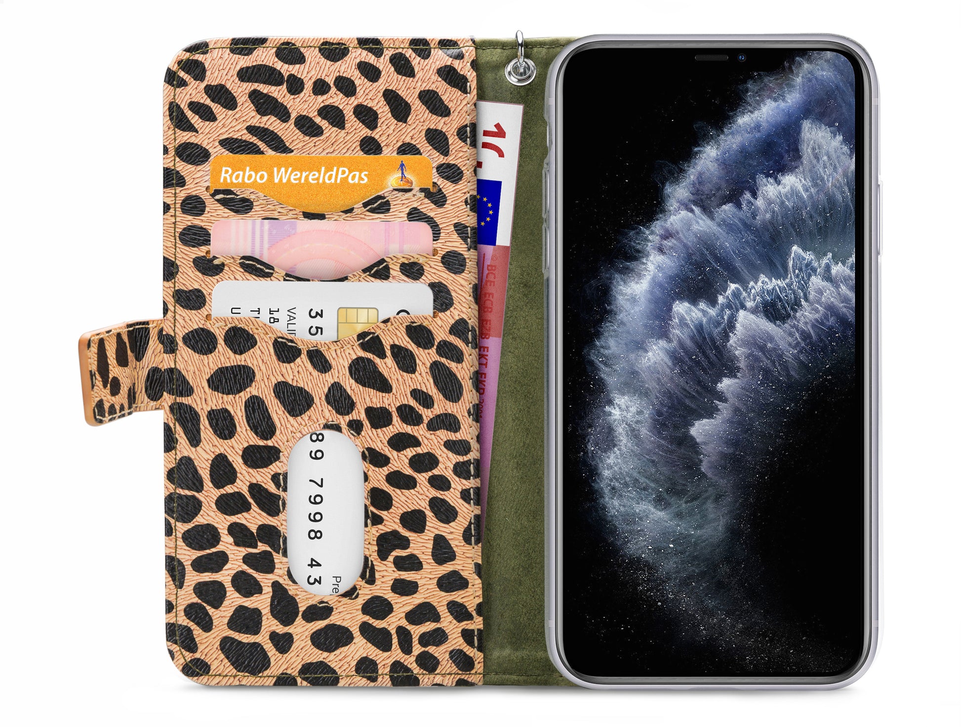 Mobilize 2In1 Gelly Zipper Case Apple Iphone 11 Pro Max Olive/Leopard
